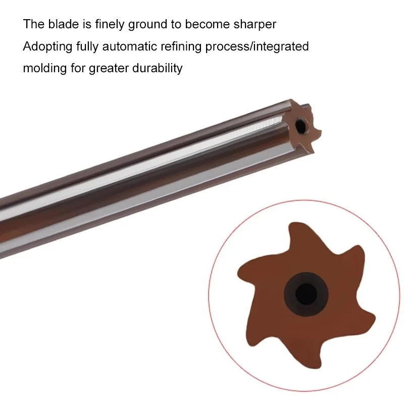YIFINO 1: 50 Straight Groove Hand Reamer High Speed Steel Conical Pin Extended Reamers 3.0-16.0mm For Wood Aluminium Alloy