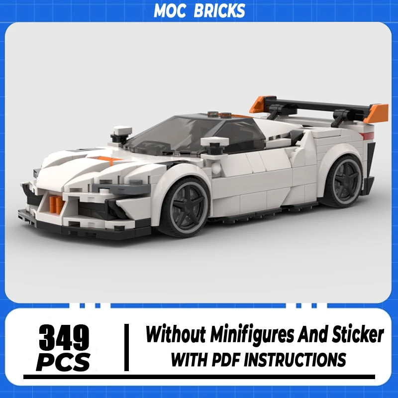 

Супер модель спортивного автомобиля Moc, строительные блоки SF90, скоростные чемпионы, модель автомобиля, технология, подарки, строительные блоки, набор для сборки «сделай сам», игрушки