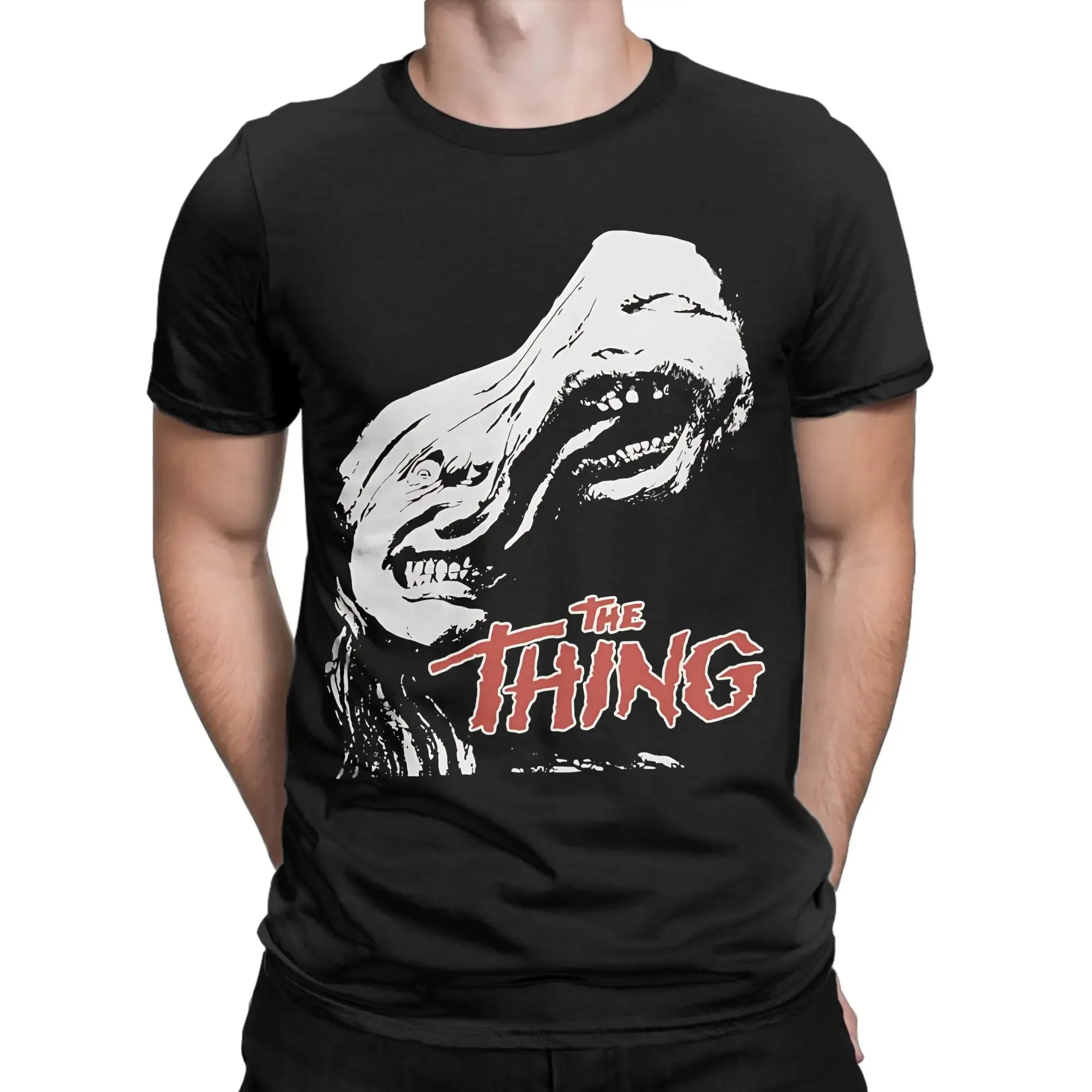 

The Thing Movie Apparel Unisex T Shirt Cotton Tee Fashion Science Horror T-shirt Clothing