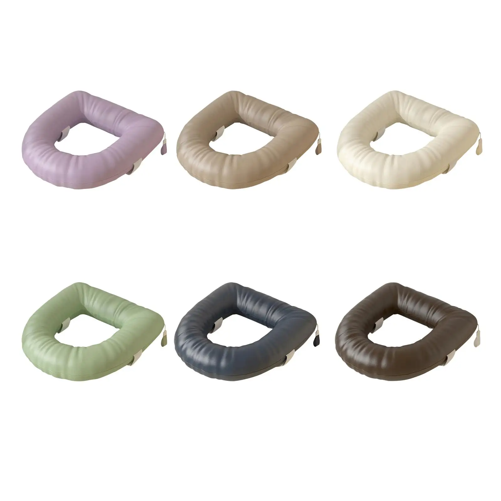 

Toilet Seat Riser Adds 3 Inches Thicken Reusable Easy to Clean Raised Toilet Seat Cushion for Handicap Disabled Patients