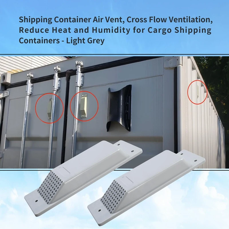 8 Pack Container Air Vent,Reduce Heat And Humidity For Cargo Containers Flow Ventilation Kit