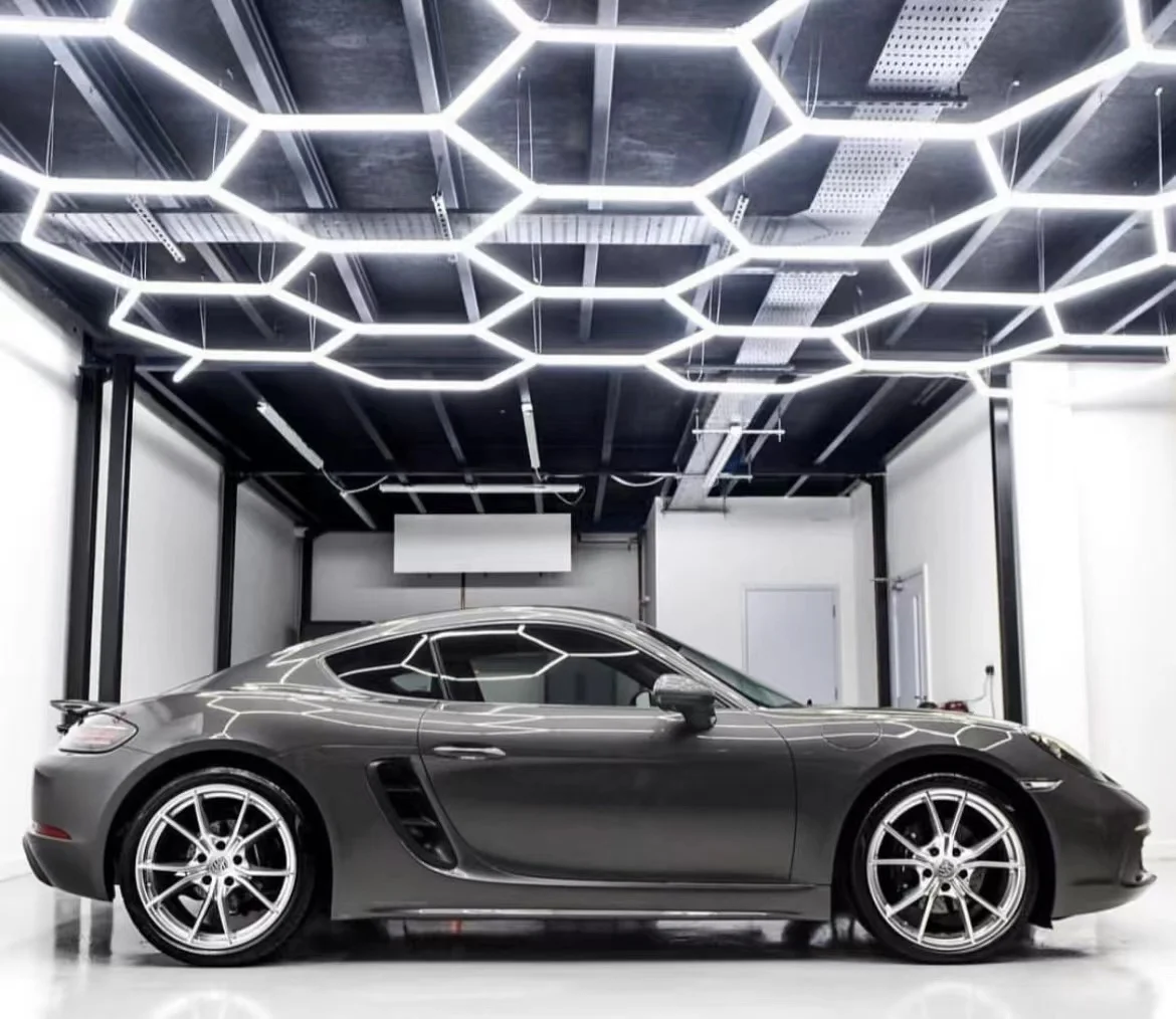 

SUPER HOT Honeycomb 5 Hexagon Garage Ceiling Hexagonal Led Light for Car Detailing