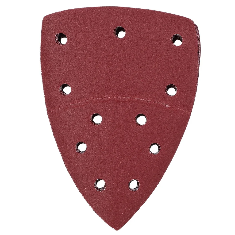 60Pcs Mouse Sandpaper Separate Palm Abrasive Paper Sanding Sheets 140x140x100mm 11 Holes