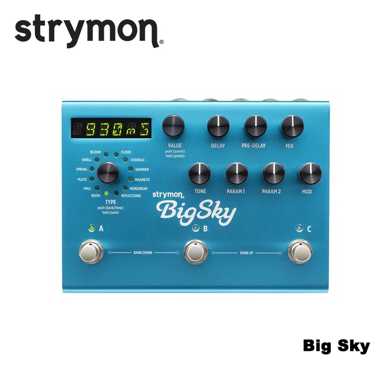 Strymon BigSky Reverberator Pedal