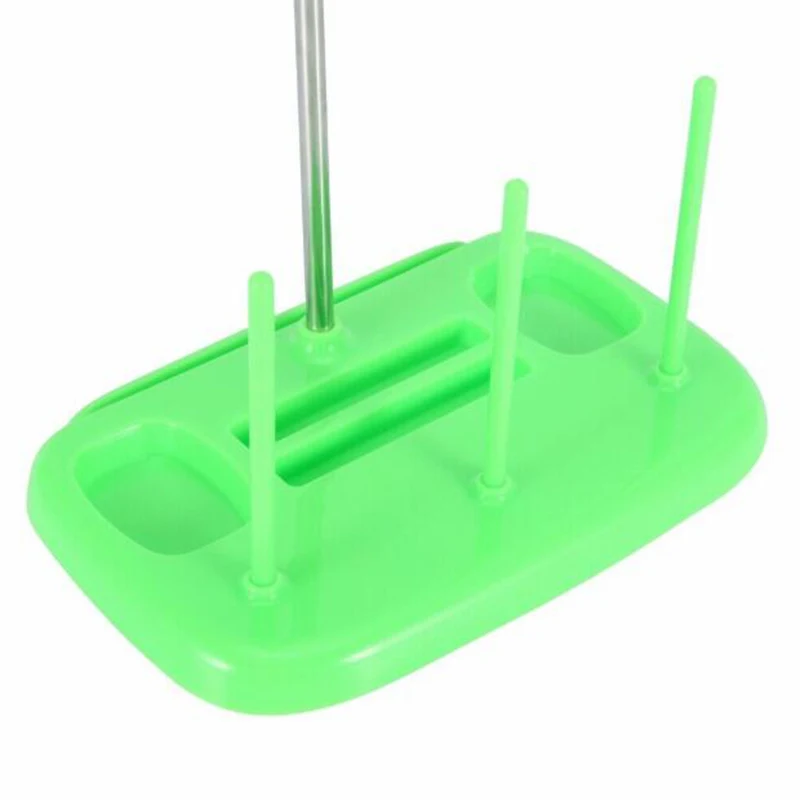 1pc White Multi-function Wire Rack Thread 3 Spool Holder Stand Rack Sew Quilting Home Sewing Machine Accessories