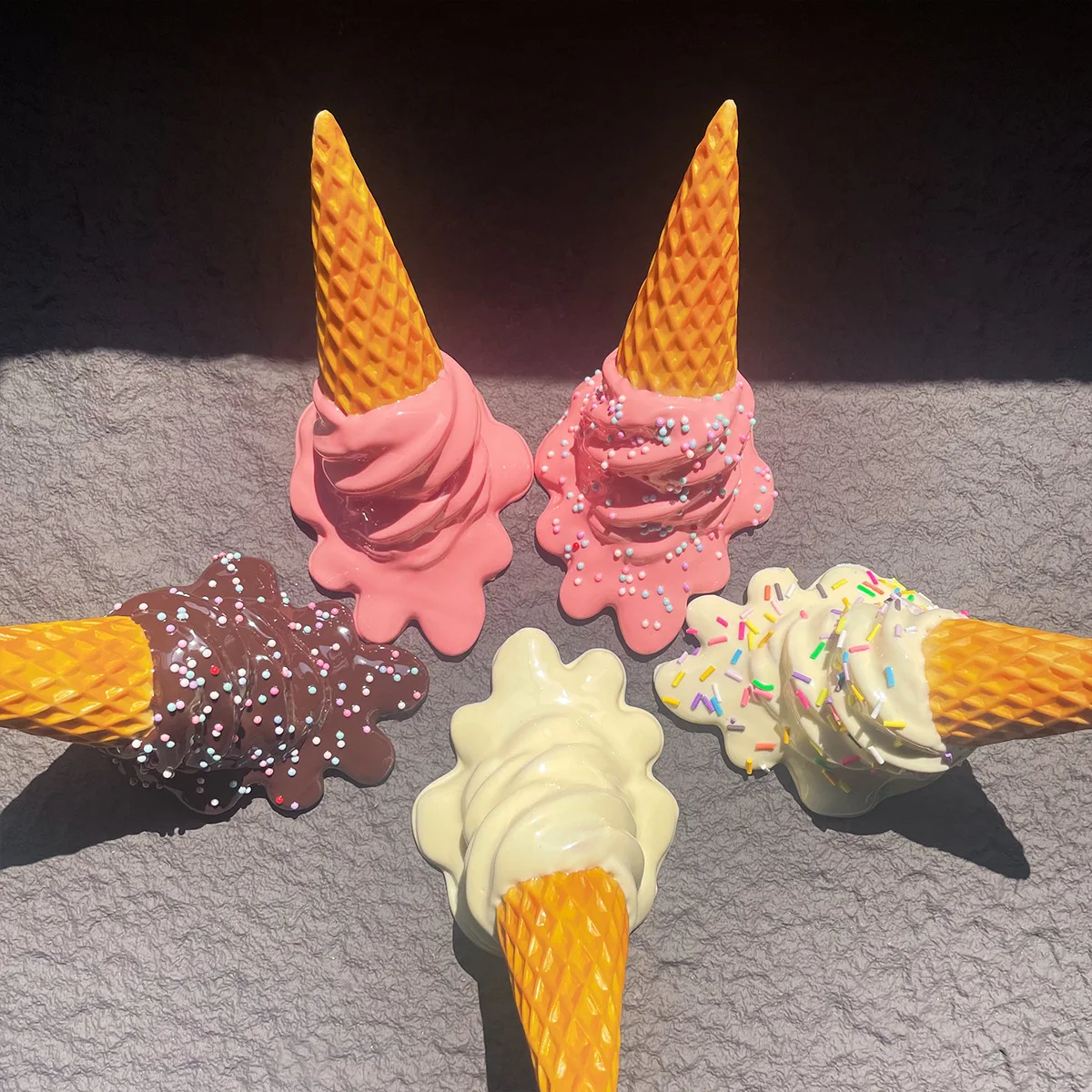 

Муляж мороженого для демонстрации без подставки, имитация кондитерских изделий, декоративный реквизит для витрин