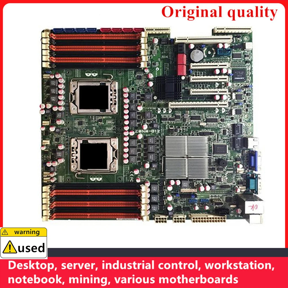 Motherboards para Overclocking Desktop Mainboard, Z8NR-D12, LGA 1366, DDR3 ATX para Intel X58, SATA III, USB 3.0