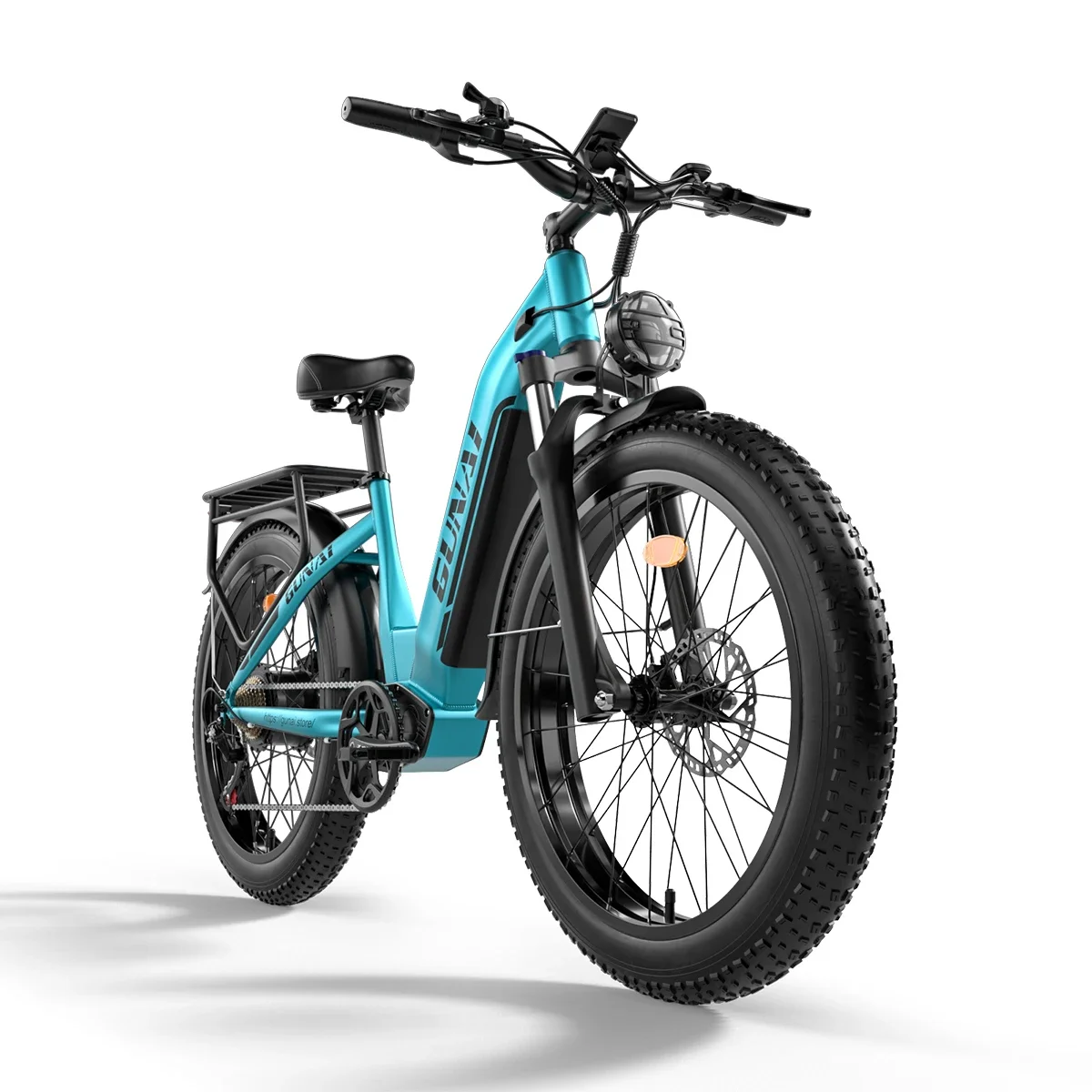 AliExpress GUNAI-V Adult Electric Bicycle 1000W Motor All-Terrain Electric Bike 48V21Ah Battery Ebike 26 Inch Fat Tire E-bike
