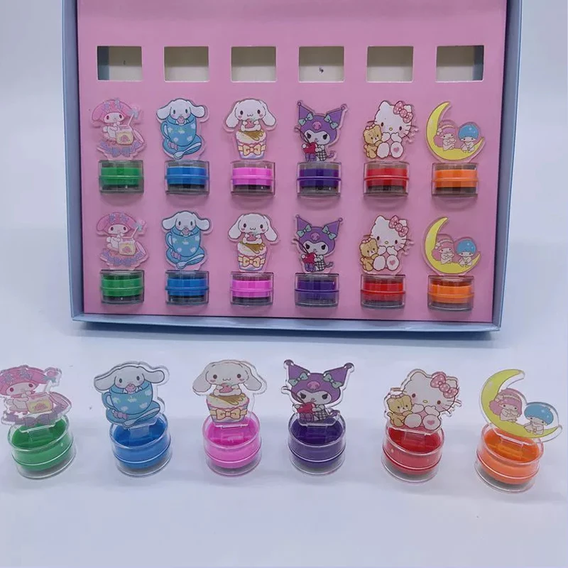 Regalos de Fiesta de Hello Kitty, Sellos de Sanrio para Niños, Regalos de Cumpleaños para Niñas, Recuerdos, Rellenos de Bolsas de Regalos, Recuerdos de Boda, Artículos para Fiestas