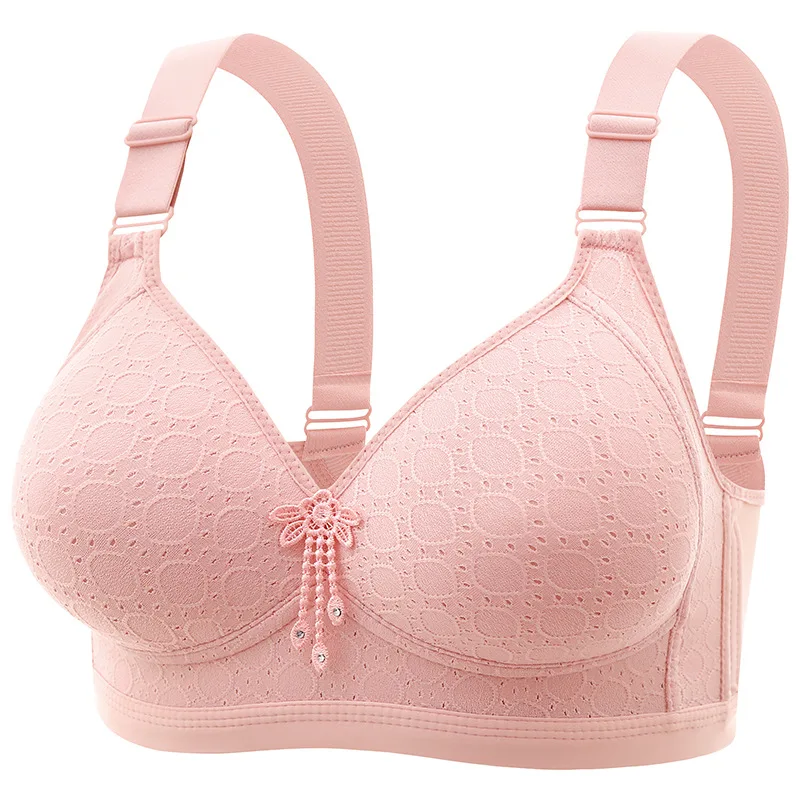 Large Size Full Cup Comfortable Women\'s Bra No Steel Ring Sweat-absorbing Top Sexy Thin Mold Cup Soft Bras for Women Brasieres