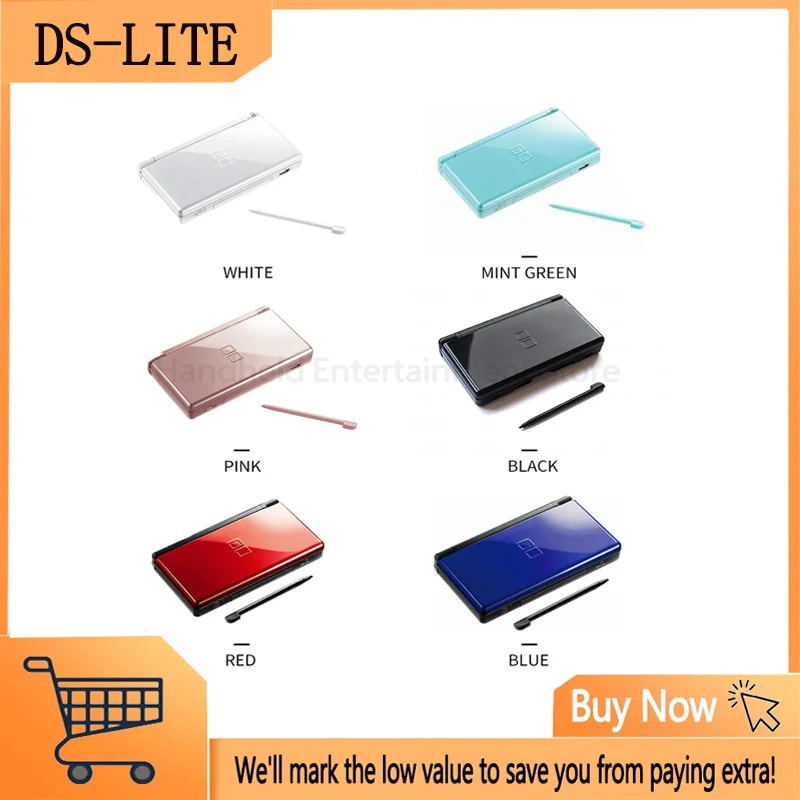 Random Colors DS Lite Handheld Game Console 3.25 Inch Dual Screen Professional Refurbished