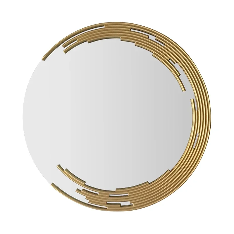 Custom-made European luxury decorative mirror American toilet mirror online celebrity makeup mirror wall-mounted background wall