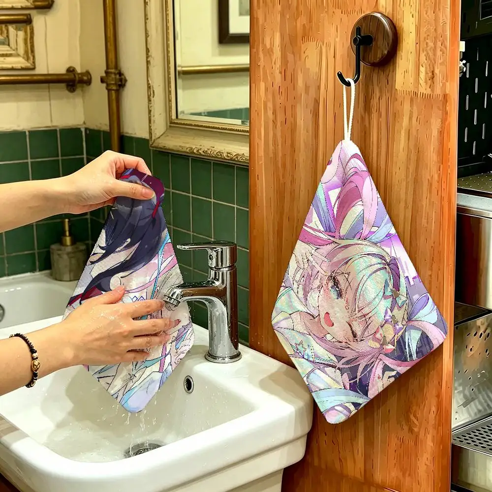 

Needy Girl Overdose Polyester Cotton Daily Towel, Hanging Kitchen Hand Wiping Cloth, Durable For Whole House Use