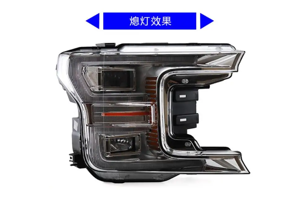 Car Styling for Ford Raptor Headlight F-150 All in LED 2018~2020y car Accessories headlamp for Raptor F-150 Head light