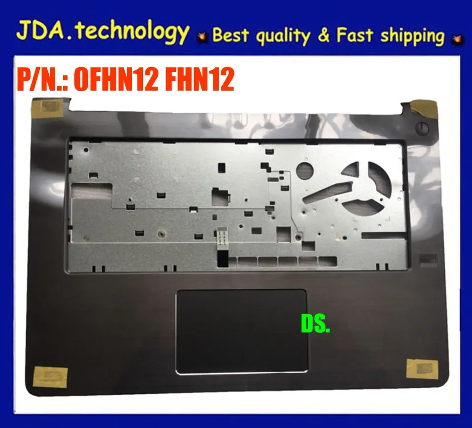 

New/Orig Palmrest top for DELL 14 5459 V5459 Upper cover keyboard bezel touchpad with fingerprint hole 0FHN12 FHN12