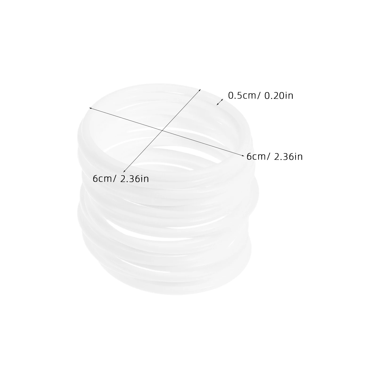 30 قطعة الأطواق البلاستيكية حلم الماسك إطارات Crafts بها بنفسك الحرف إكليل مكرامية خواتم أنيقة ديكور المنزل خواتم بلاستيكية الأزهار هوب #3