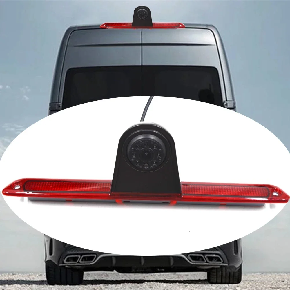 

CCD CVBS Car Rear View Camera Brake Light Parking for Mercedes benz Sprinter VW Crafter with IR Night Vision