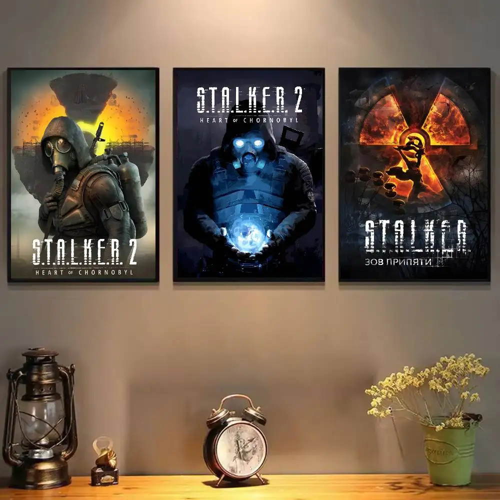 ملصق STALKER 2 Heart of C-Chornoby عالي الدقة لديكور المنزل، جدار لاصق مقاوم للماء، غرفة المعيشة المنزلية، ديكور جمالي #4