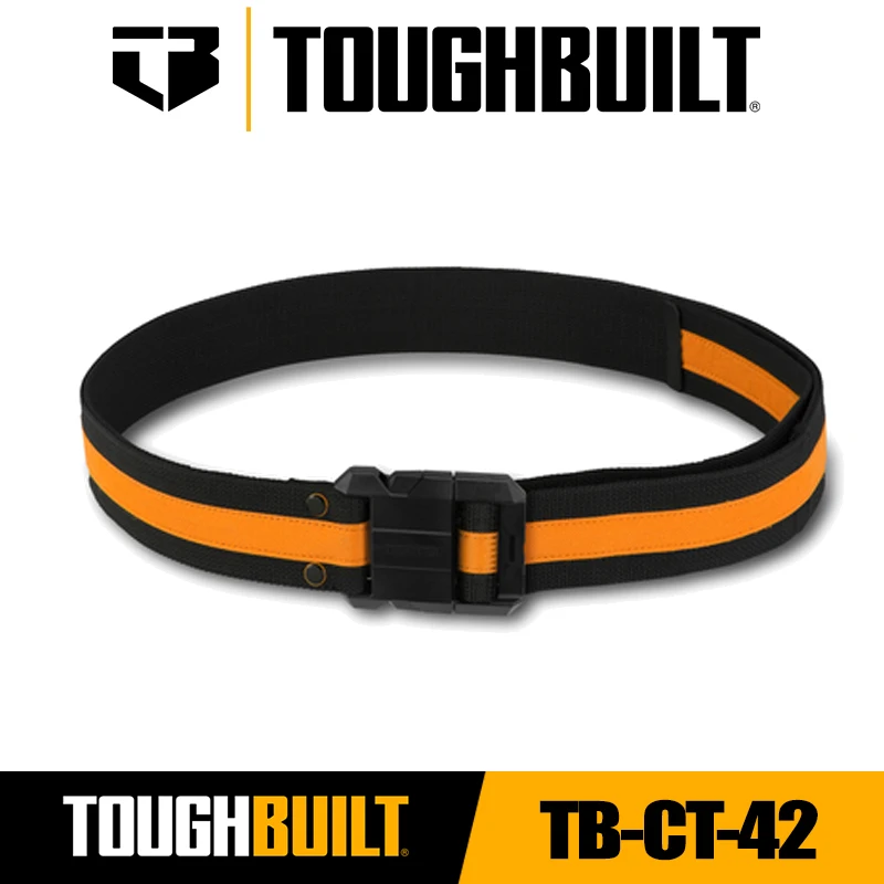 

TOUGHBUILT TB-CT-42 Ремень для инструментов Регулируемая прочная пряжка Быстроподвесной строительный ремень Прочный уличный ремень