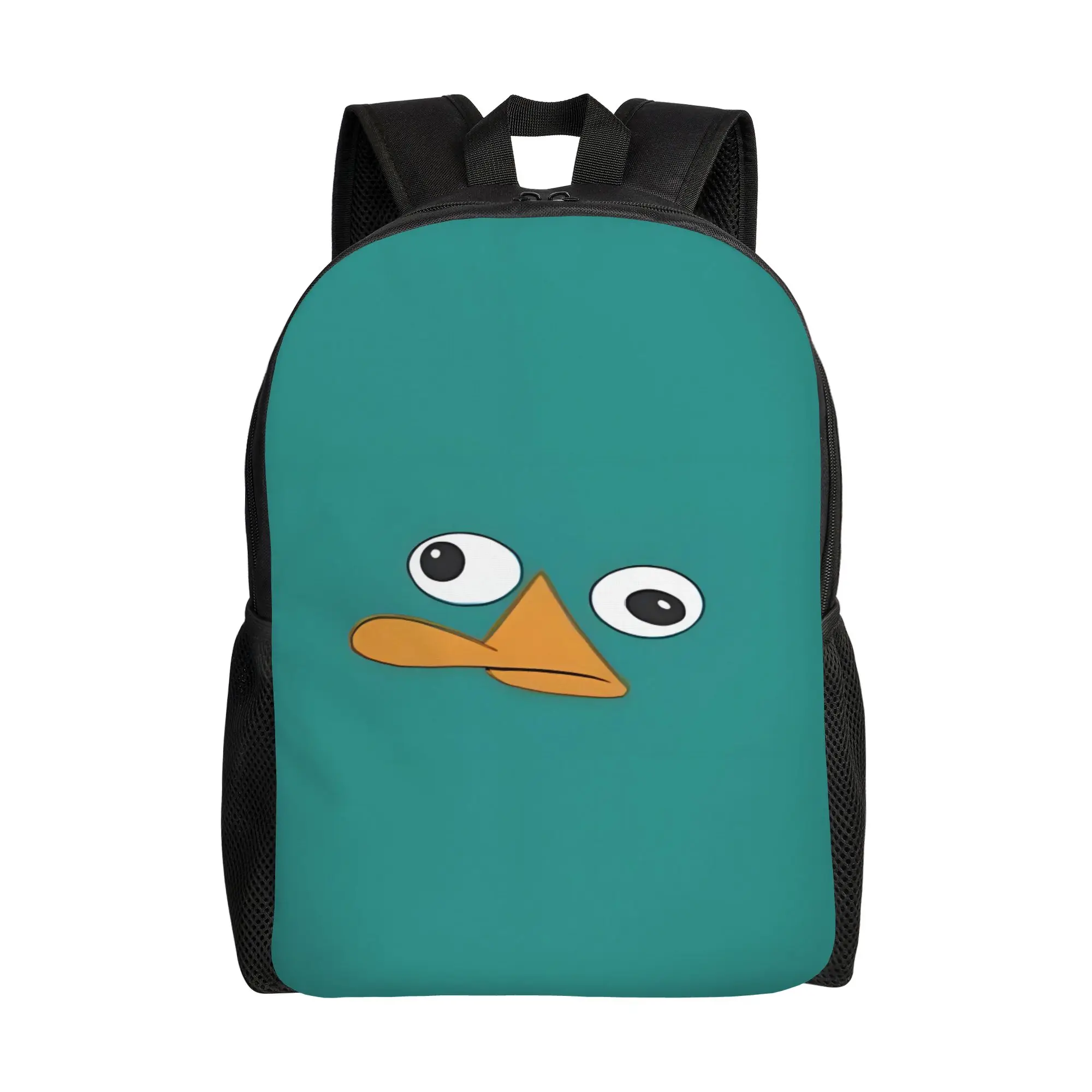 

Back to school season Perry The Platypus Rucksack Walt Cartoon Men Women Adult Adjustable Strap Backpack