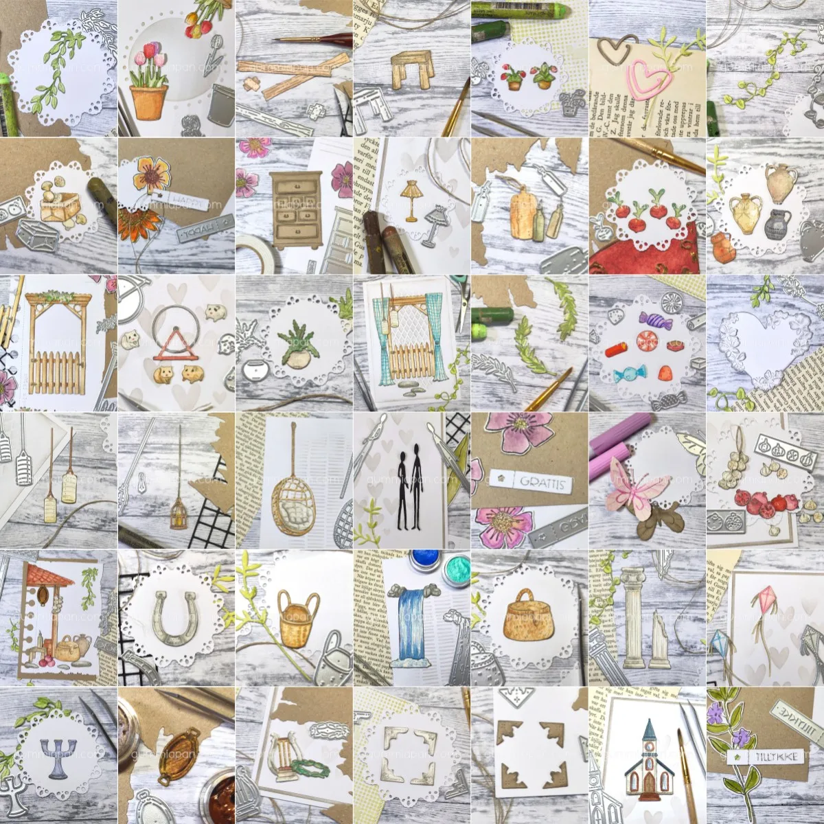 

Furniture And Daily Necessities Metal Cutting Dies For DIY Making Card Scrboapbook Paper Craft Supplies Template Decoration