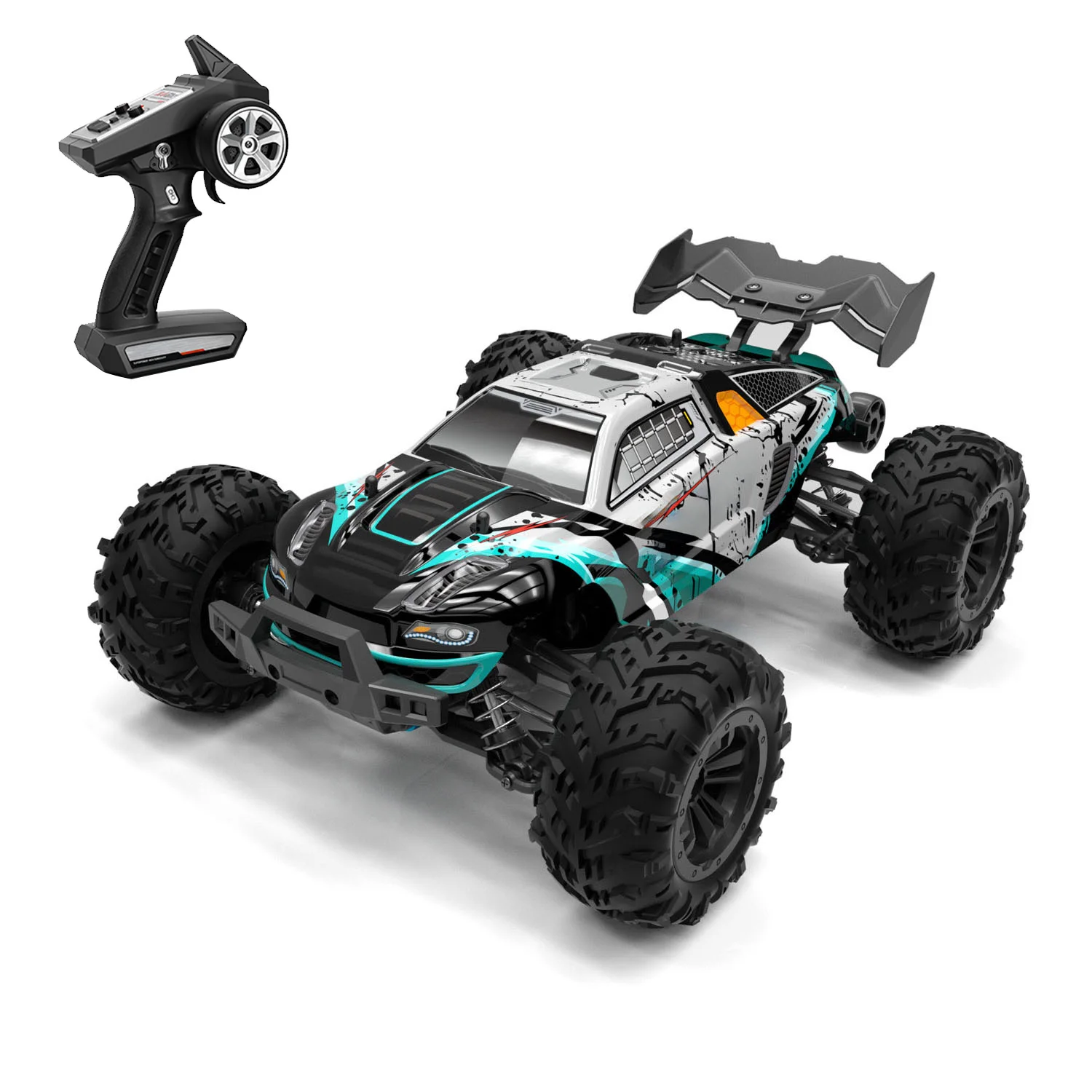 Regalo 2.4GHz RC Fuoristrada Q117 1:16 Telecomando Ad Alta Velocità 4WD Auto 70 km/h RTR Motore Brushless 35A ESC Lampade A LED Hobby