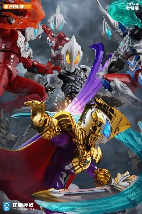 جديد حار Keeppley الترامان صفر 04 عمل الشكل تحصيل تجميعها المنقولة لعبة مجسمة الترامان جيد صفر Belia هدية الكريسماس #3