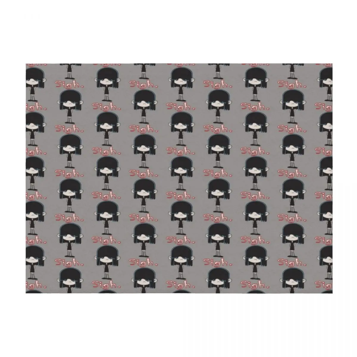 

Loud House - Lucy Loud Throw Blanket Designers Retros Personalized Gift warm winter Blankets