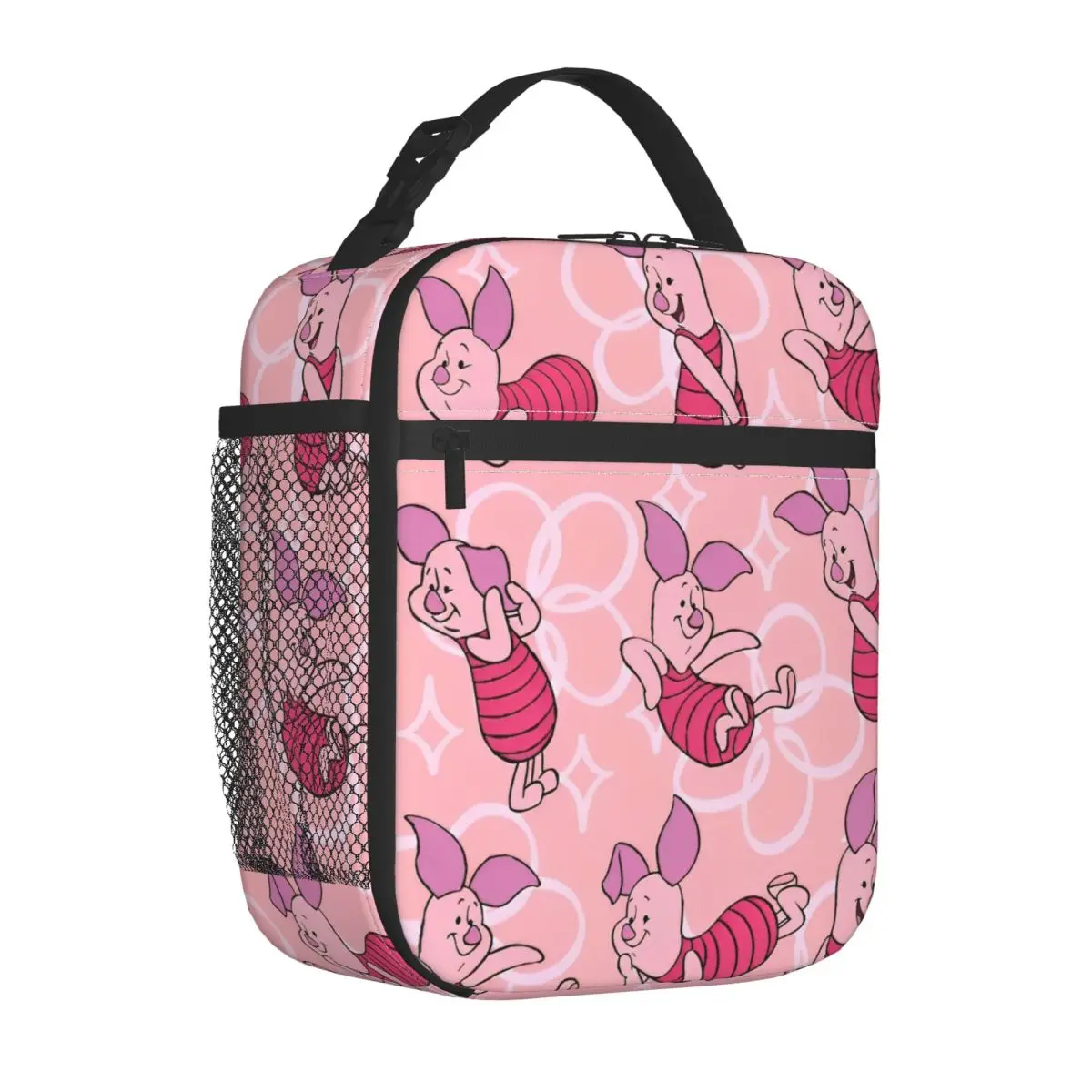 

Pink Pig Winnie The Pooh Piglet Insulated Lunch Bag Thermal Bag Meal Container High Capacity Lunch Box Tote Bento Pouch Travel