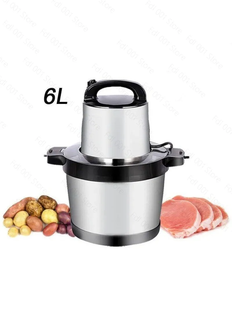 

6L Electric Meat Grinder Small Multifunctional Food Processor Meat Chopper Vegetable Cutter Blender