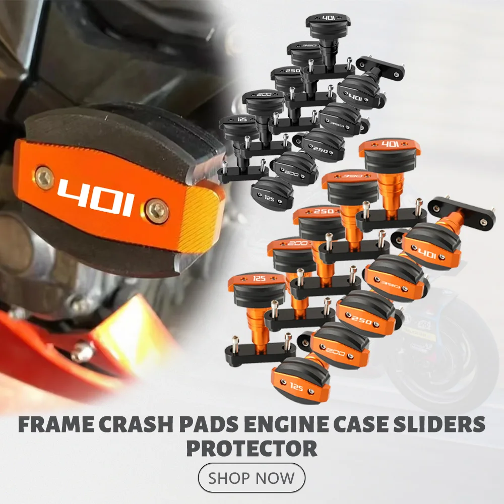 

For DUKE125 DUKE200 DUKE250 DUKE390 Duke 390 2014-2024 Motorcycle Falling Protection Frame Slider Fairing Crash Pad Protector