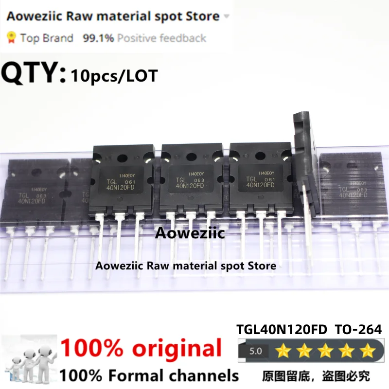 Aoweziic 2024+ 100% New Imported Original TGL40N120FD 40N120 TO-264 IGBT Single Pipe 1200V 40A