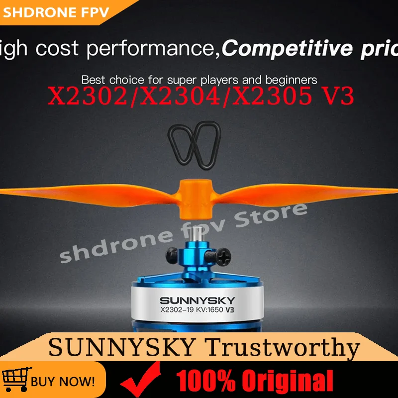 

New Sunnysky X2302 X2304 X2305 V3 1500KV 1650KV 1480KV 1800KV 1450KV 1620KV Brushless Motor for Fixed-wing Aircraft Drones