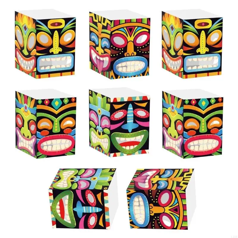 L9BE Party Decors Set 4/8/12Pcs User Friendly White Cardboards Perfect For Celebration And Gift