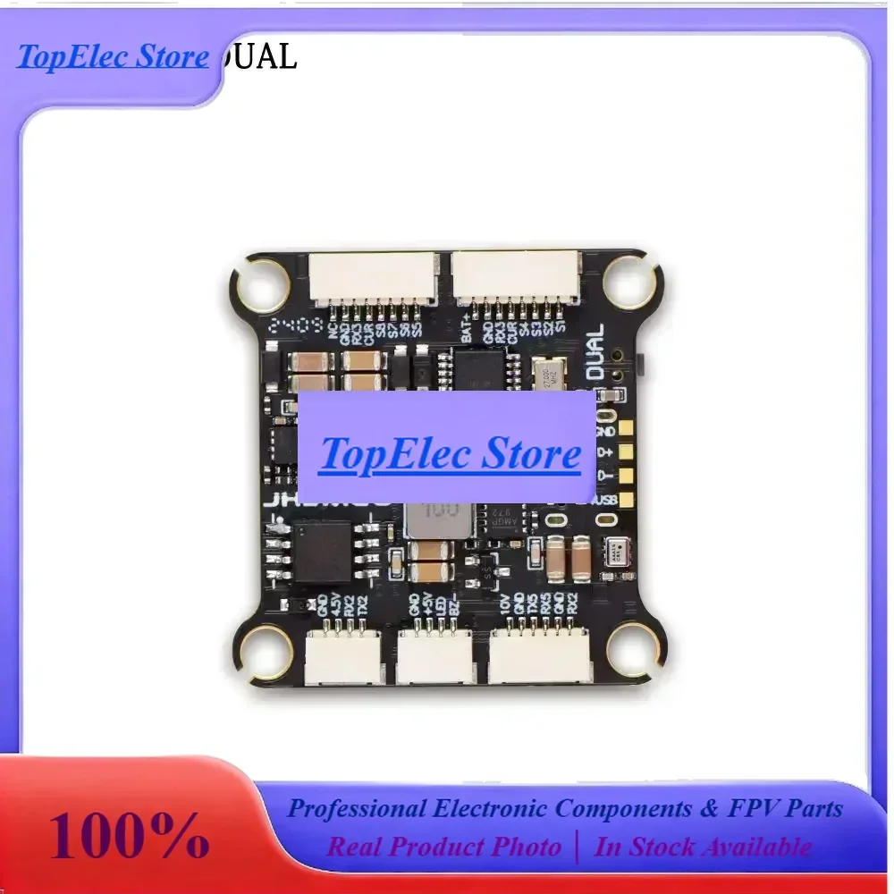 TopEsJHEMCU GF30 F722 Dual Redundant Flight Controller, Dual BEC & Gyro For 3-6S FPV Freestyle Drone, Professional Fail-Safe FC