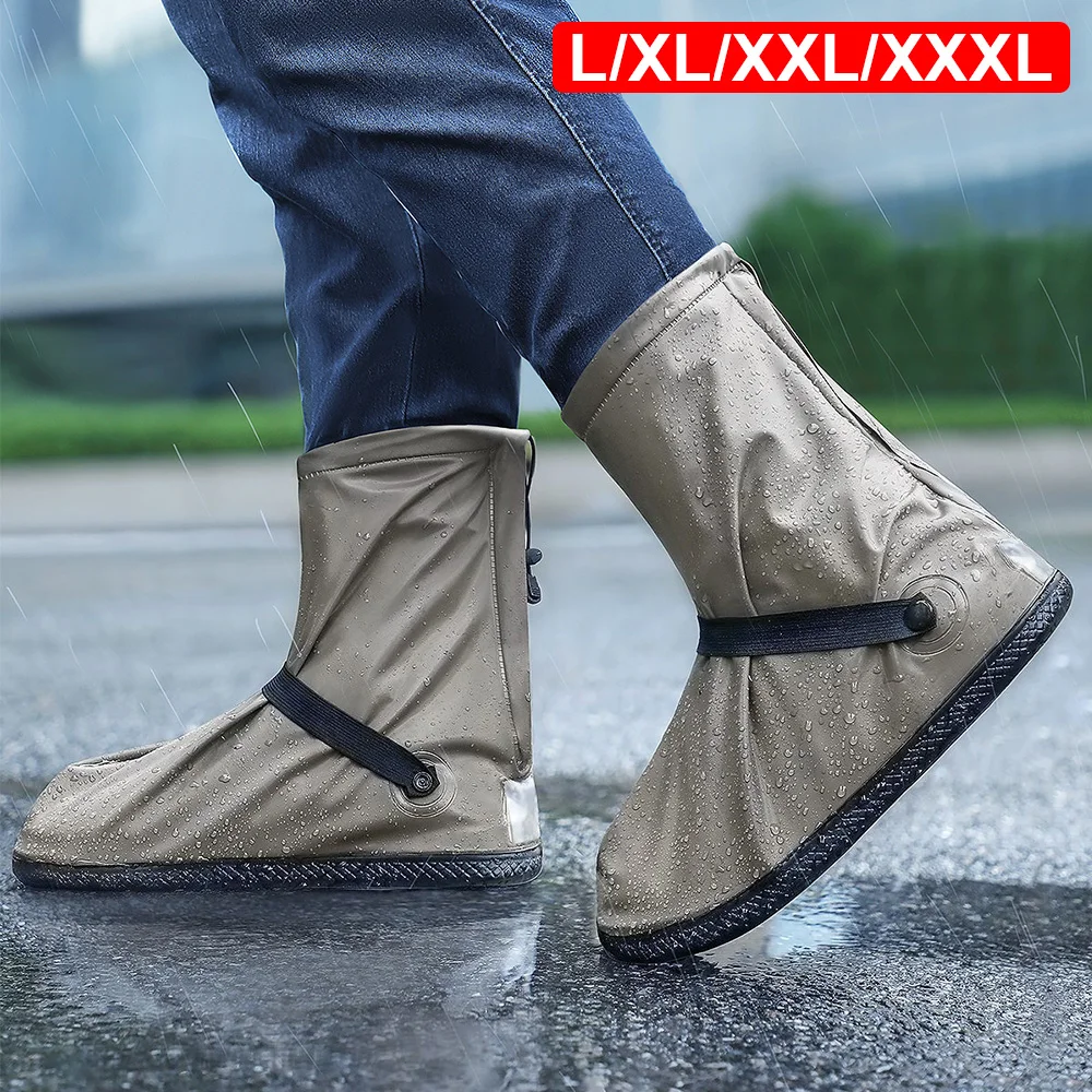 Waterproof Motorcycle Boot Covers L XL XXL XXXL Shoes Protector Rainy Snow Dirt Pit Bike Bicycle Motorbike Accessories Universal