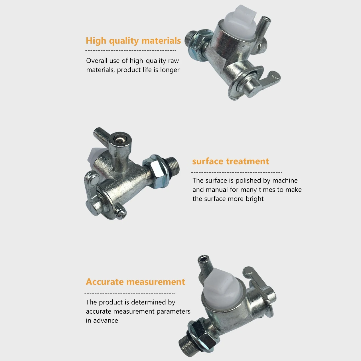 Filettatura rubinetto del carburante adatto per Robin Subaru EY15 EY20 Ey28 RGX3500 RGX2400 sostituzione delle parti del motore, pressione