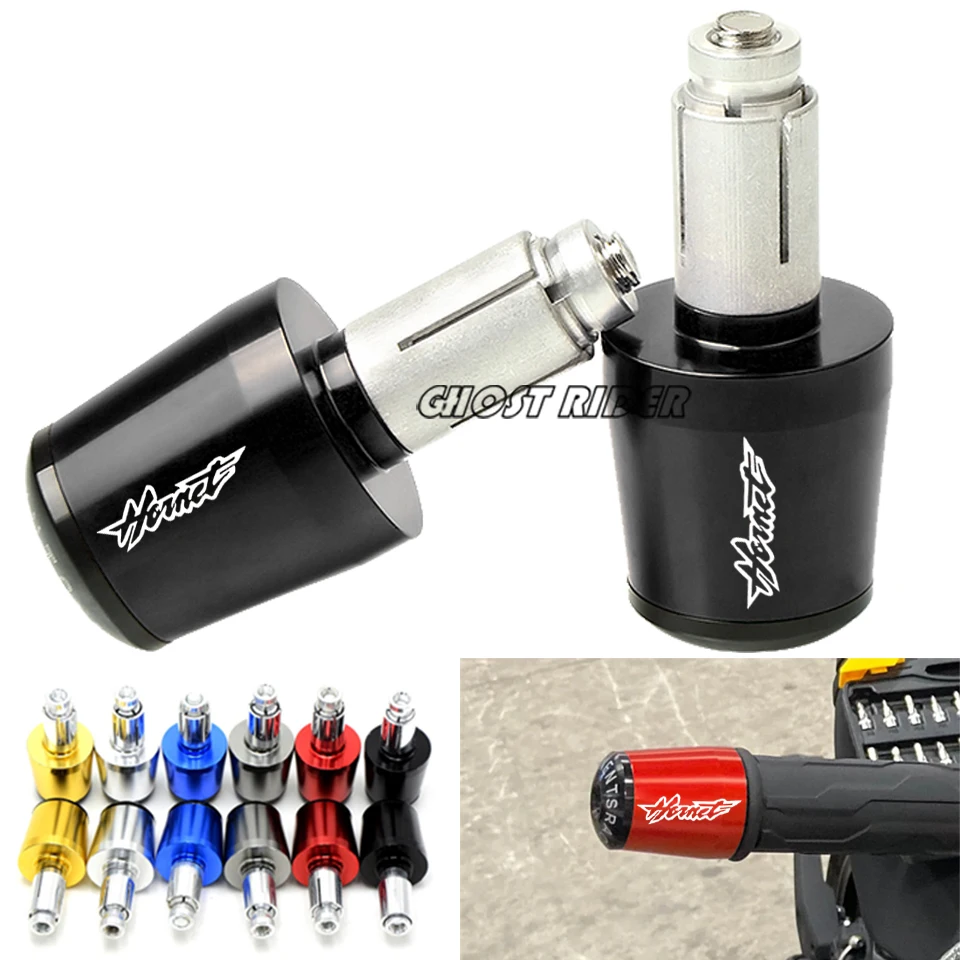 Motorcycle Handle Bar End Weight Handlebar Grips Cap Anti Vibration Silder Plug For Honda CB400 CBR CB 500 600 CBF600 Hornet 600
