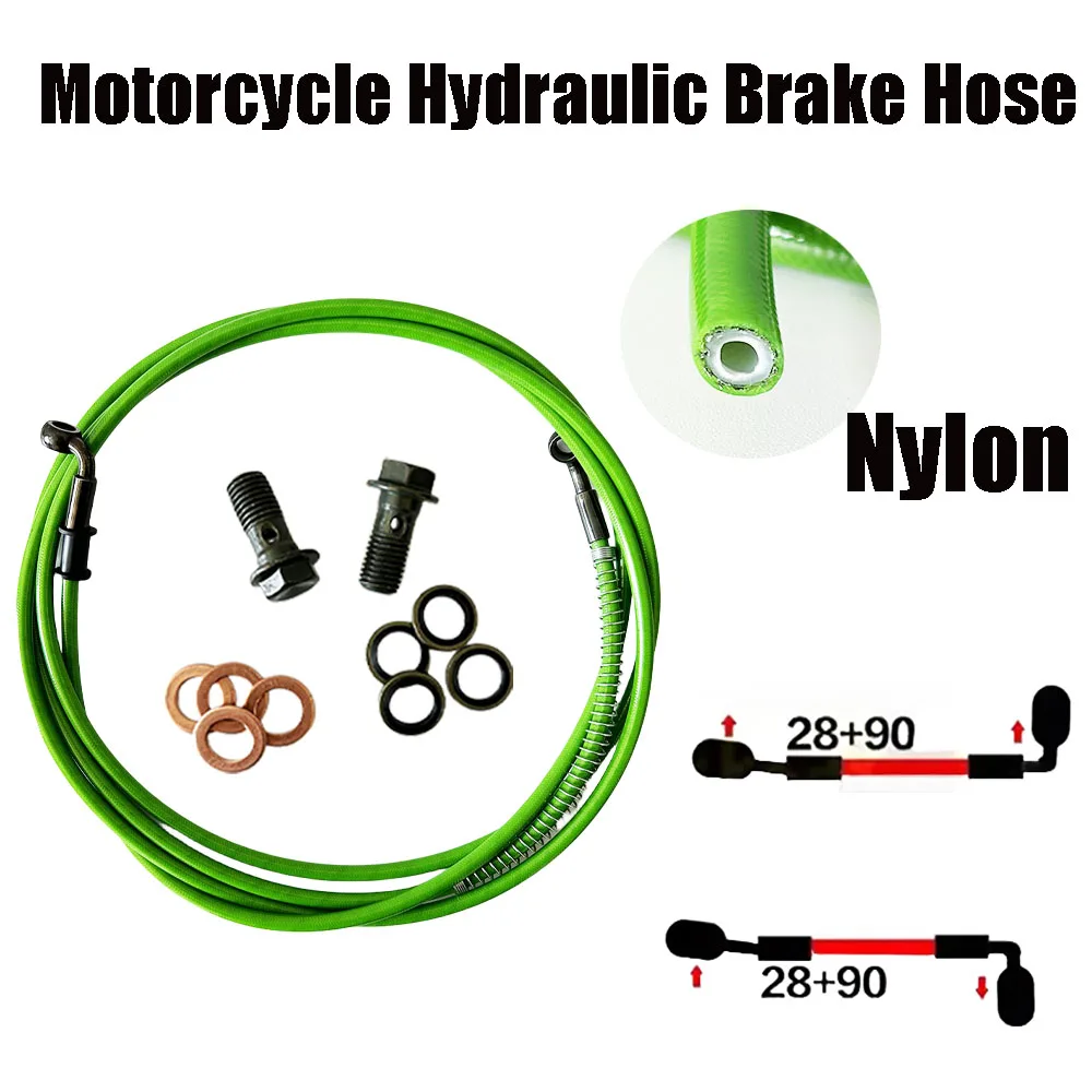 

AN3 10~500CM Motorcycle Dirt Bike Braided Steel Hydraulic Brake line Clutch Oil Hose10mm Banjo M10X1.0orM10X1.25 Thread optional