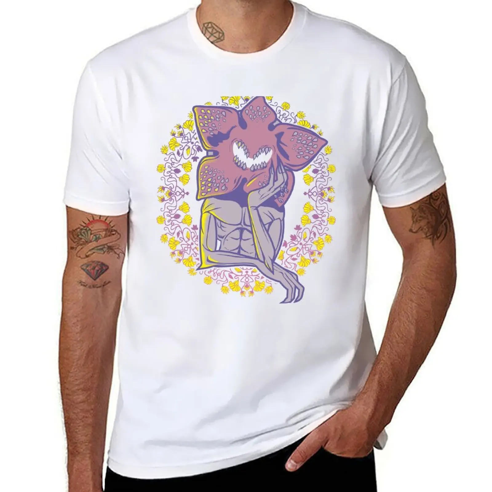 

DEMOGORGEOUS T-Shirt man t shirts for men t shirts for man slim fit T-Shirt