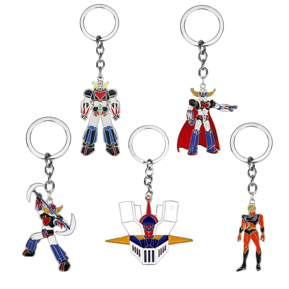 Porte-clés Robot Mazinger Z pour hommes, pendentif de sac à dos de voiture, vêtements Cosplay, bijoux, accessoires, cadeau pour amis