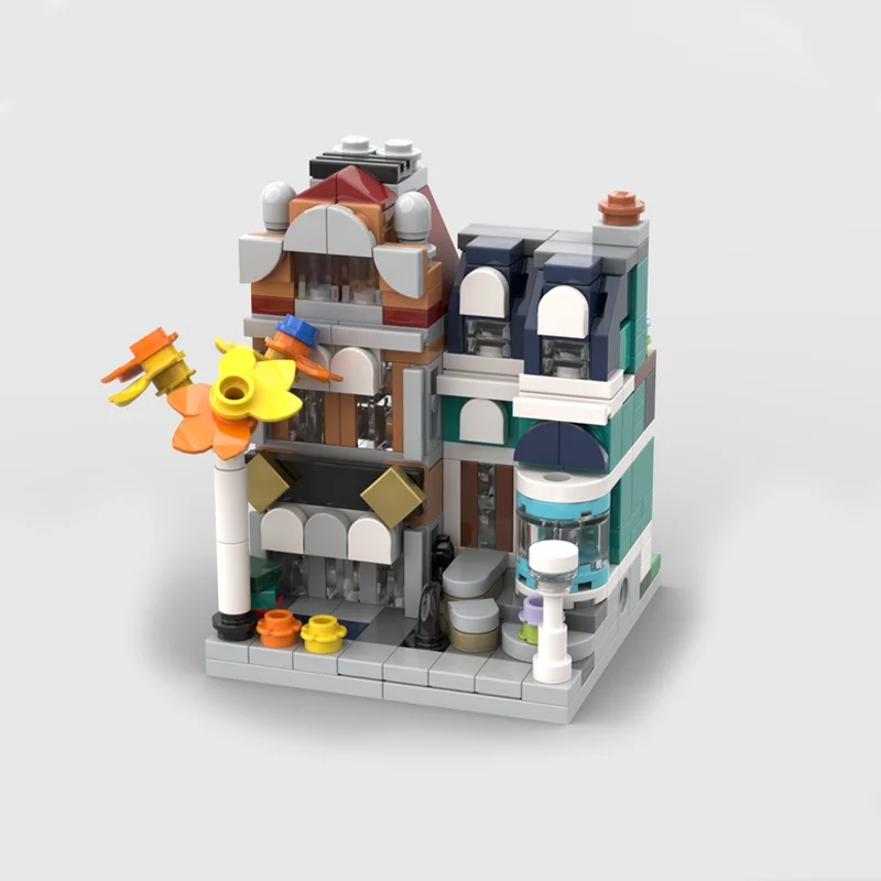 312 قطعة MOC صغيرة وحدات الكتب نموذج مصغر اللبنات تجميع فكرة هدايا عيد الميلاد التعليم لعبة الطوب عيد ميلاد الاطفال