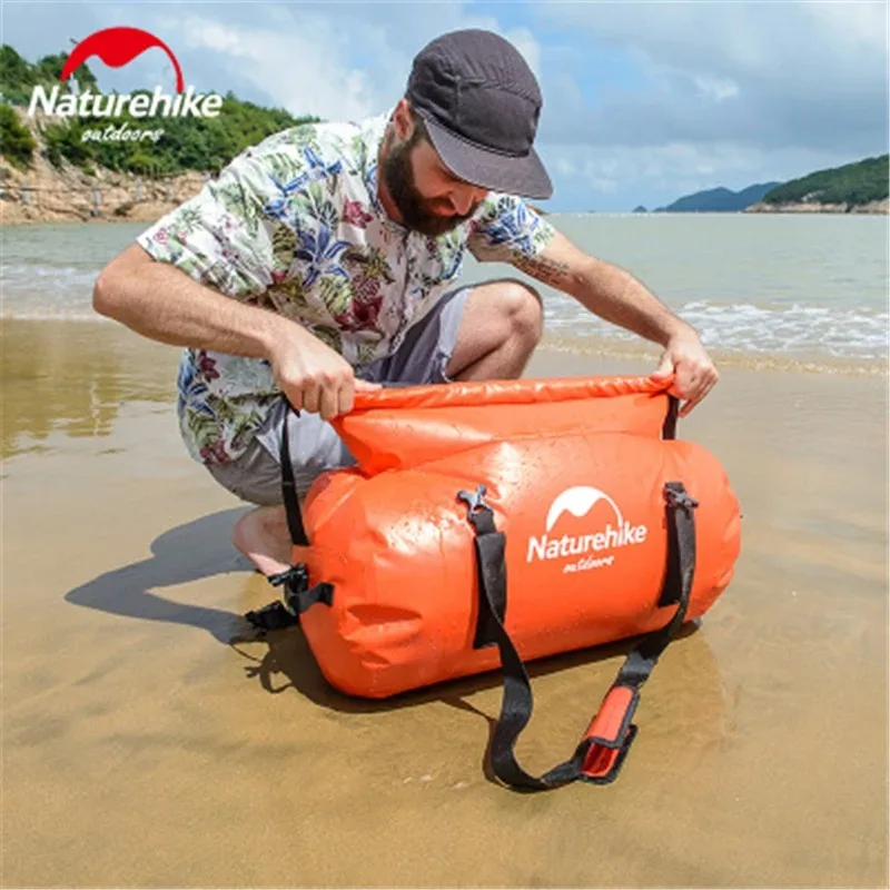 

Naturehike 40L-120L River Trekking Bag Outdoor 500D PVC Net Clamping Cloth Waterproof Sport Storage Bag Beach Bag Travel bag