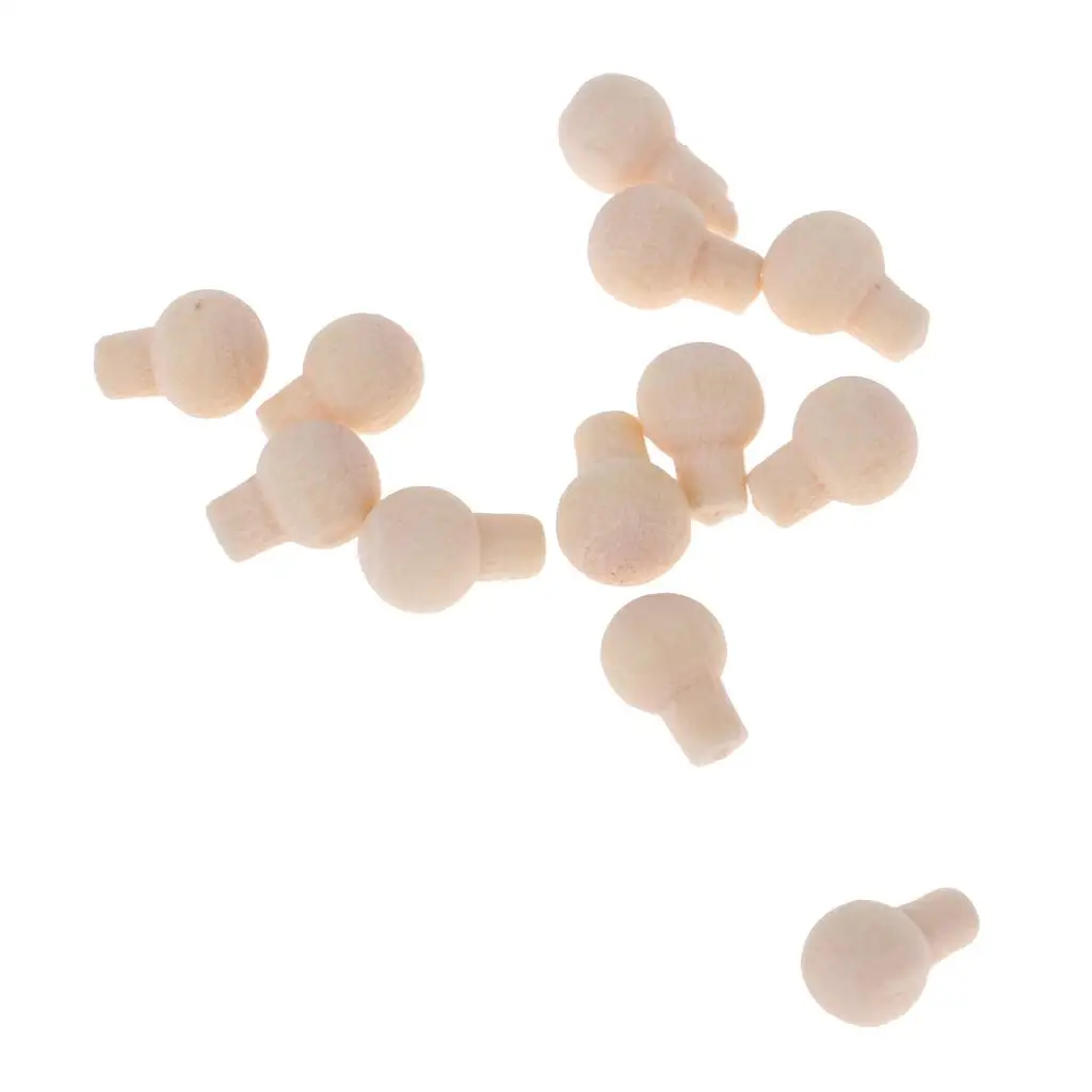 12 Stück 1/12 Miniatur-Puppenhaus, Vintage-Hardware, Holztür, Schubladengriffe, Puppenhaus, Möbelzubehör