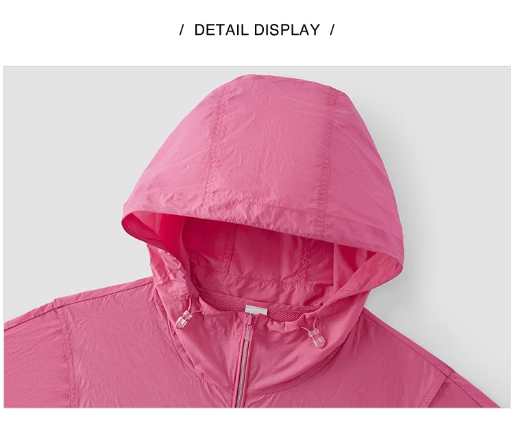 Semir Womens UV Jacket 2026 Cool Feeling Mesh Spliced Loose Hooded Drawstring Casual Outdoor Soft Comfortable