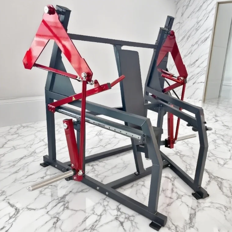 Commercial Plate Loaded Chest Press Machine with Safety Feature for Legs Back Exercises Seated Incline Bench Press Gym Equipment