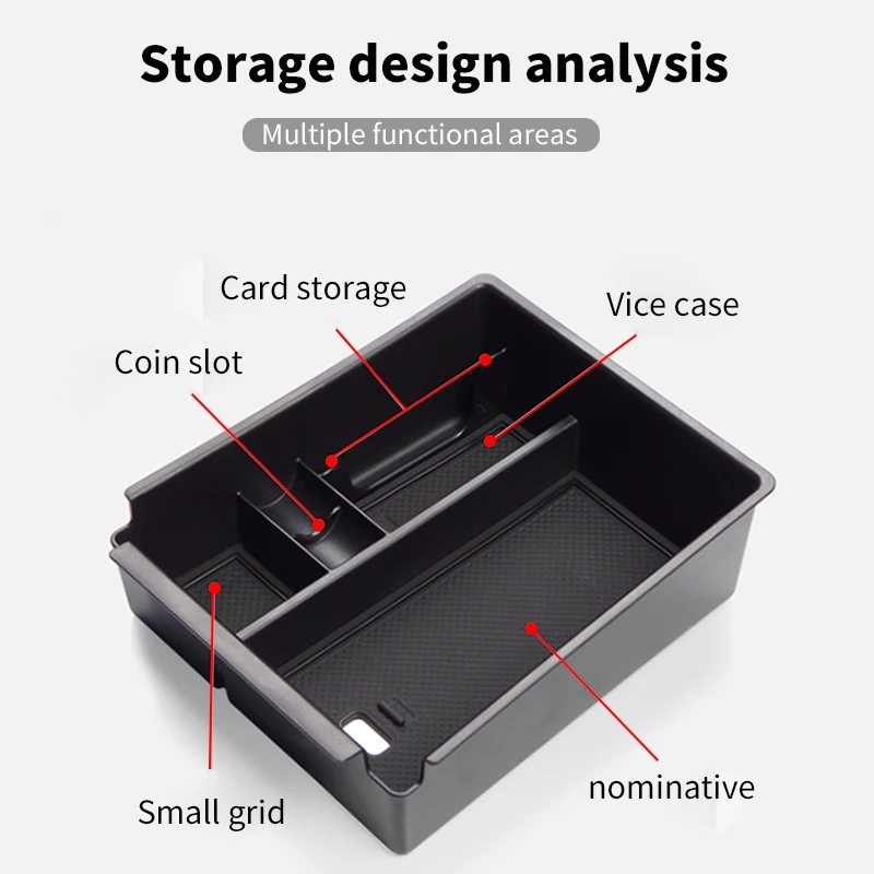 لشركة هيونداي توكسون NX4 2021 2022 2023 الهجين N خط سيارة مسند الذراع المركزي صندوق تخزين درج منظم اكسسوارات