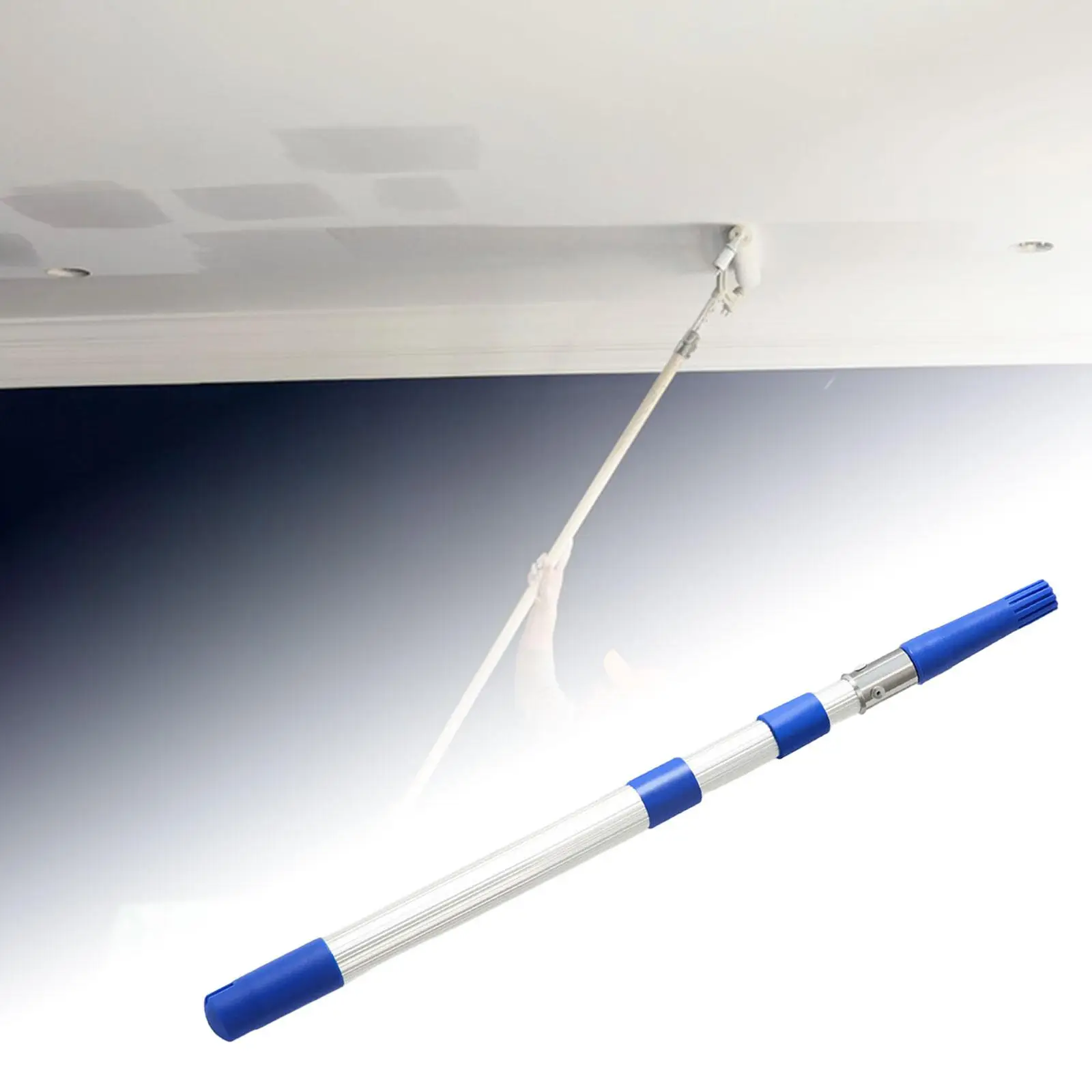 Paint Roller Brush Rod Adjustable Extension Pole Wall Painting Accessory for Applying Paint Primer Enamel for Home Improvement