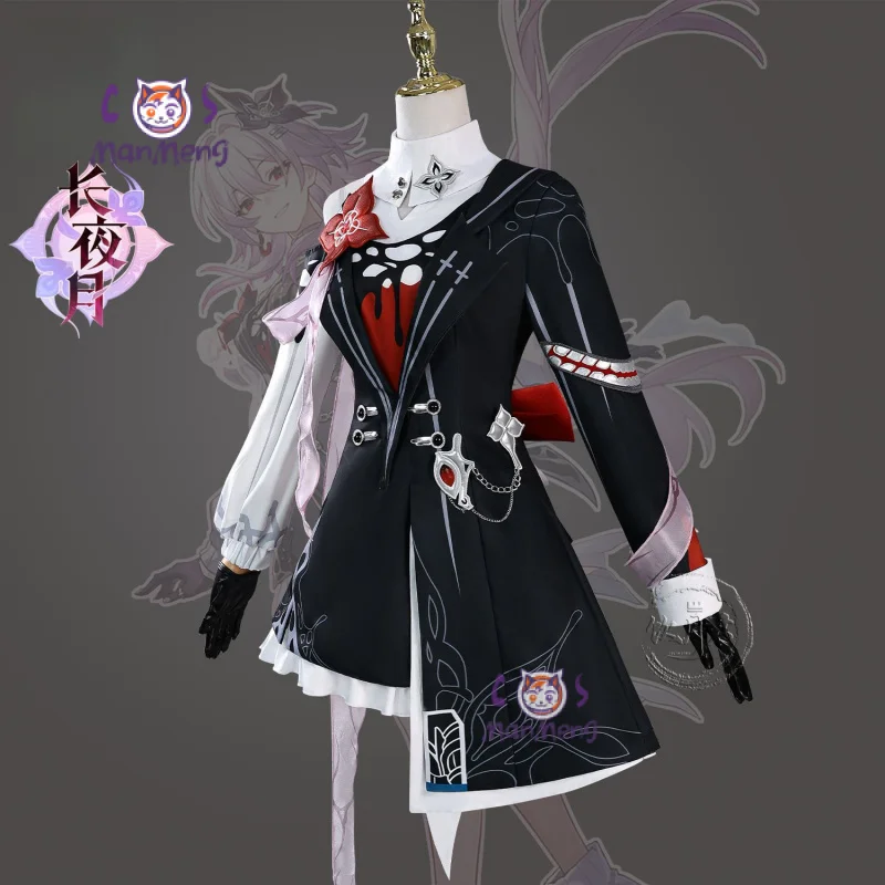 

7 марта игра Honkai: Star Rail Косплей Костюм Женские милые новые модельные туфли Аксессуары для парика Набор реквизитов Униформа для вечеринки на Хэллоуин