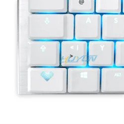 Heart key for Logite.ch G813 G815 G913 G915 RGB Keyboard Replacement Custom Heart Keycaps